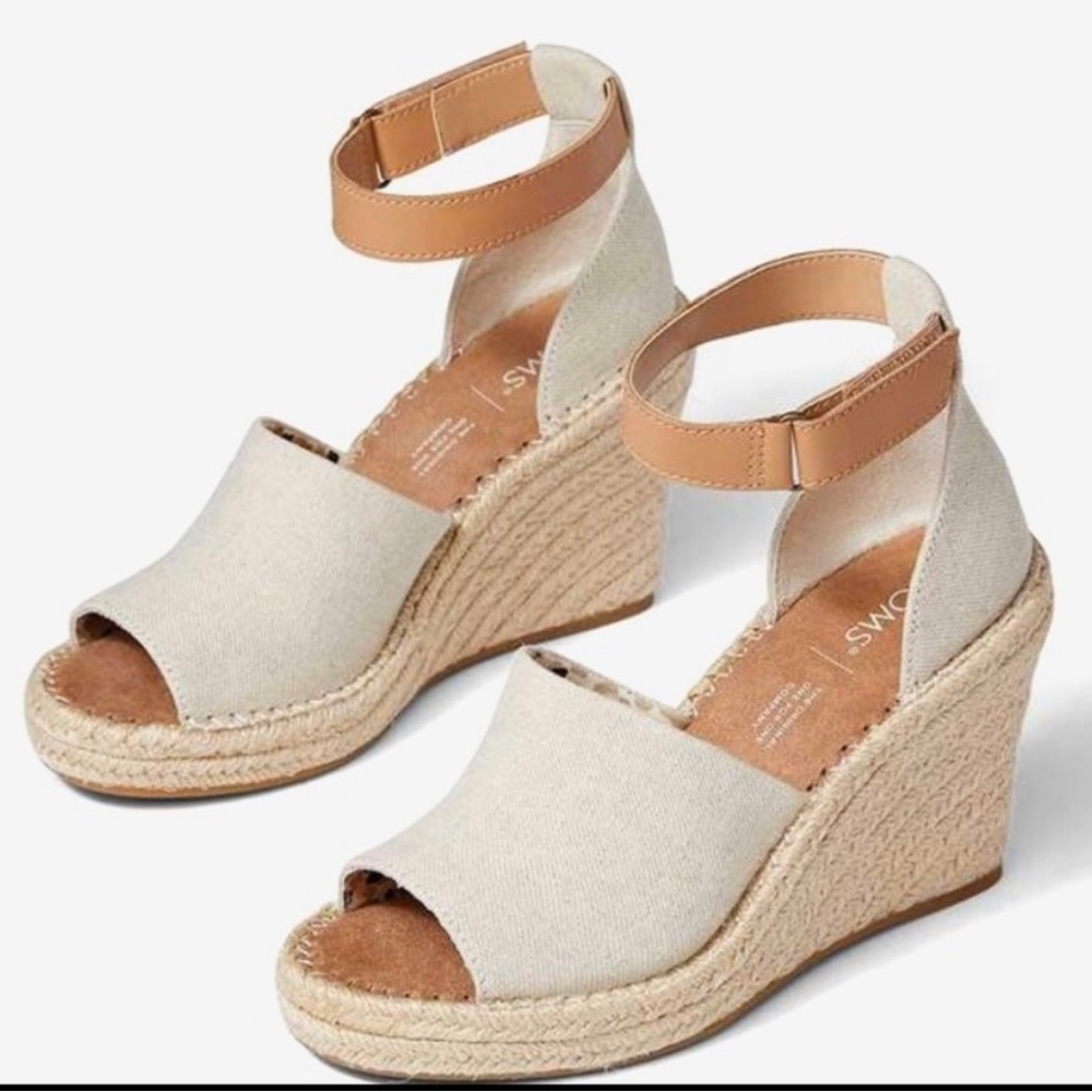 TOMS Marisol Wedge Size 9